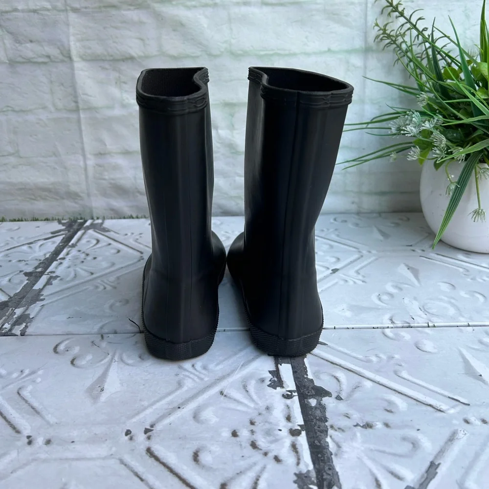 HUNTER Rain Boots black Toddler Size UK 12 US 13 unisex/NEW